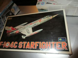 Hasegawa - Minicraft 1/32 Scale Usaf F104c Starfighter Kit (104) (1976 Release)