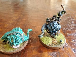 Warhammer Age Of Sigmar Kow Mangler Squigs,  Gloomspit,  Well Painted