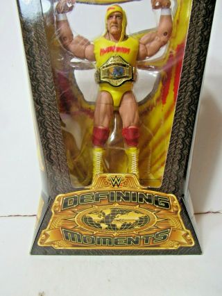 WWE Mattel Elite DEFINING MOMENTS Hulk Hogan wrestling 6 