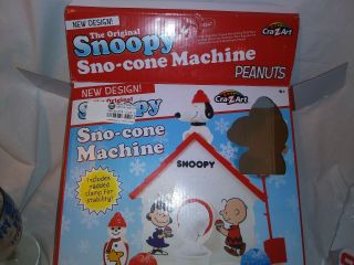 Cra Z Art The Snoopy Sno - Cone Machine Snow Cone Peanuts Lucy,  Charlie 8