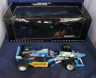 1/18 F1 Benetton B195 World Champ.  Michael Schumacher French Gp Minichamps