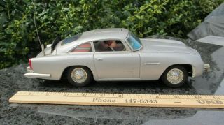 1960s Gilbert James Bond 007 Aston Martin Tin Toy Car/japan /gi