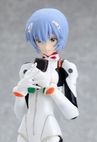 figma Evangelion: 2.  0 Ayanami Rei Plug Suit ver.  From Japan F/S 3