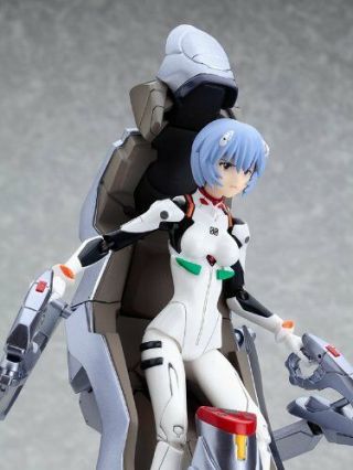figma Evangelion: 2.  0 Ayanami Rei Plug Suit ver.  From Japan F/S 6