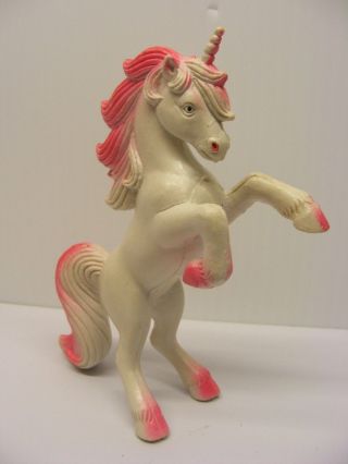 Vintage 6in.  Pvc Figure Pony Horse Unicorn Hong Kong
