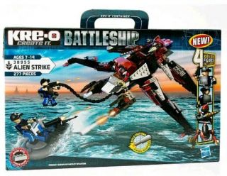 Kre - O Battleship Set - Alien Strike - 277 Piece Set Nib Hasbro