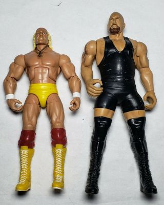 Hulk Hogan Elite 2011 WWE Mattel & 2013 Big Show Wrestling Action Figures 8