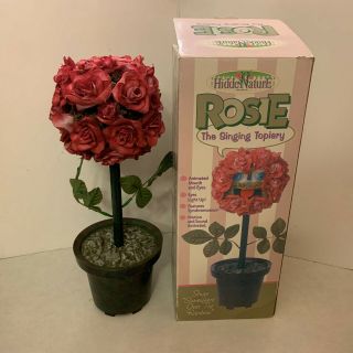 Gemmy 1998 - Rosie The Singing Topiary - Sings " Over The Rainbow " - Sound Motion