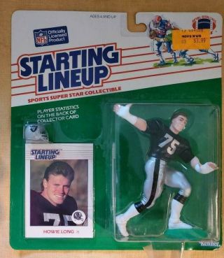 1988 Starting Lineup Howie Long Oakland Raiders Slu