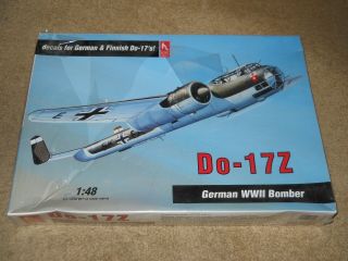 1/48 Hobby Craft Dornier Do - 17 Z Luftwaffe Medium Bomber Factory W/tears
