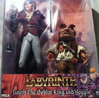 Neca Cult Classics Presents Labyrinth Jareth The Goblin King & Hoggle Figures
