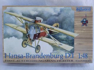 Eduard 8004 Hansa - Brandenburg D.  I - 1/48 Scale Kit W/ Pe Parts - Complete