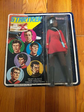 Mego 1974 Vintage Star Trek Lt.  Uhura Rare Moc Sealed/original
