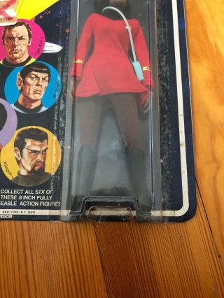 Mego 1974 Vintage Star Trek Lt.  Uhura RARE MOC SEALED/ORIGINAL 7