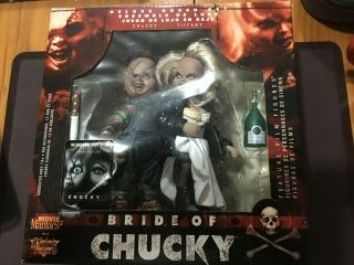 Mcfarlane Toys Movie Maniacs Bride Of Chucky Boxset (tiffany)