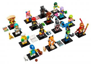 Lego 71025 Minifigures Series 19 Complete Set Of 16 In Hand