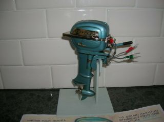 Toy Outboard Motor Evinrude By K&o Toy Wood Boat Ito Battery Operated Motor