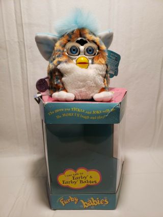 Rare Vintage " Furby Babies " W/original Box