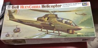 Revell Bell Huey Cobra Army Helicopter 1/32 Scale Model Kit 1969