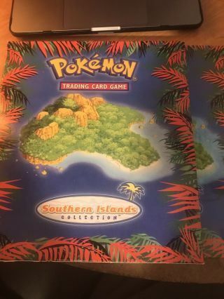 Pokémon Southern Islands Binder & Cards (new/sealed)