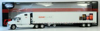 1/64 Dcp Die - Cast Promotions Gnc General Nutrition Cntrs Freightliner C120 31634