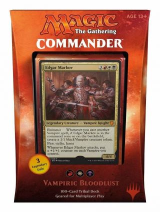 Magic The Gathering Mtg Commander 2017 Deck - Vampiric Bloodlust