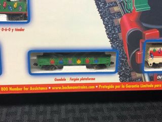 Bachmann N scale White Christmas Express Holiday Oval Electric Train Set 24016 3