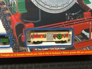 Bachmann N scale White Christmas Express Holiday Oval Electric Train Set 24016 4