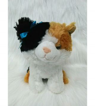9 " Dan Dee Calico Cat Orange Black White Plush Stuffed Toy Girls B350