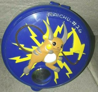2000 Raichu 26 Pokemon Case With 8 Pokemon Collector Marble Toy