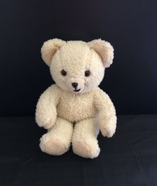 Vintage Russ Snuggle Teddy Bear Plush 16 " Stuffed Animal Fabric Softener 1986