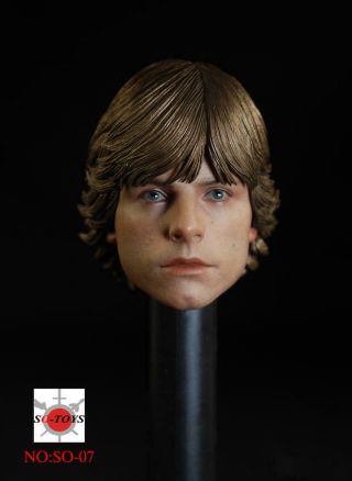 So - Toys 1/6 Star Wars So - 07 Skywalker Luke Head Sculpt Model F 12 " Male Figure