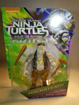 Teenage Mutant Ninja Turtles Out Of The Shadows Rocksteady Action Figure