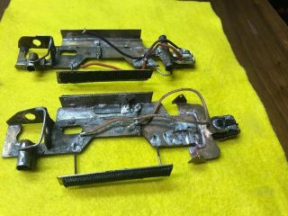 1/24 Scale Two Brass Offset Chassis For Slot Car Oval Racing,  Brand Unknown