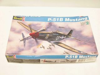 1/32 Revell North American P - 51b Mustang Ww2 Fighter Plastic Scale Model Kit