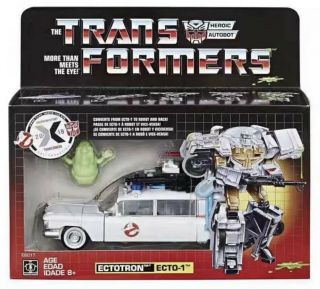 Transformers Ghostbusters Mash - Up Ecto - 1 Ectotron Figure In - Hand