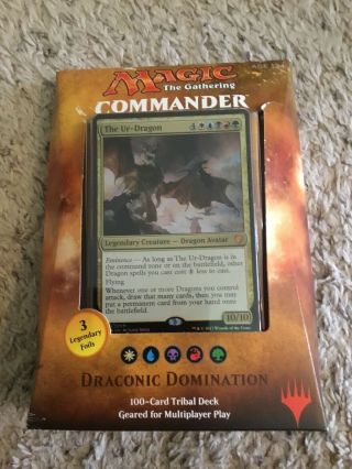 Magic The Gathering Mtg Commander 2017 Deck - Draconic Domination