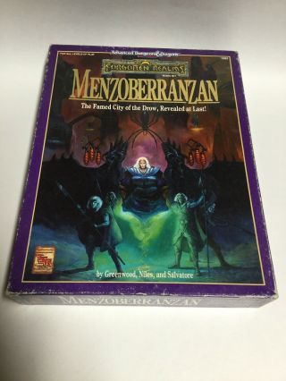 Advanced Dungeons And Dragons Forgotten Realms Menzoberranzan Box Set