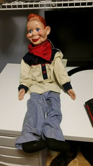 Vintage Howdy Doody Ventriloquist 34 " Inch Tall Goldburg Doll Co Tv Brooklynn Ny