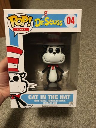 Funko Pop Books: Dr.  Seuss - Cat In The Hat Action Figure