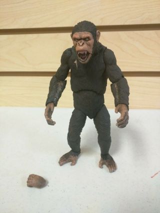 Dawn Of The Planet Of The Apes Caesar Action Figure By Neca - Loose