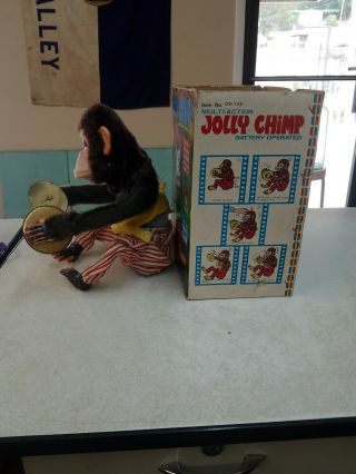 Jolly Chimp Battery Operated Multi Action Toy Cymbal Monkey w/ Box 2