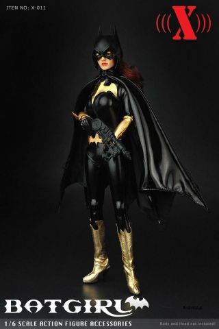1/6 Scale X - Toys X - 011 Female Batgirl Suit Set For 12 " Woman Figure Clothing
