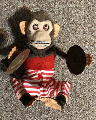 Vintage Musical Jolly Chimp Japan Monkey Cymbals - 1950 1960s