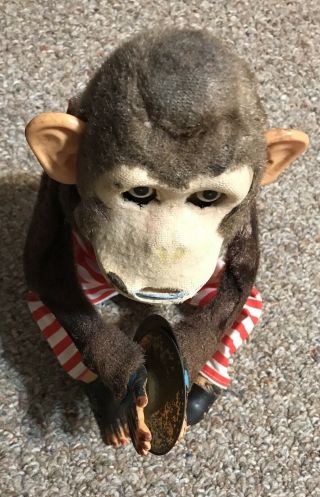 Vintage Musical Jolly Chimp JAPAN Monkey Cymbals - 1950 1960s 2