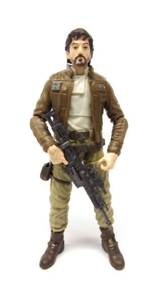 Star Wars The Black Series 3.  75 " Walmart Rogue One Cassian Andor Loose Complete