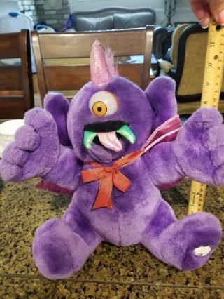 One Eyed One Horned Purple People Eater Singing Plush Toy Dandee 11 " Great