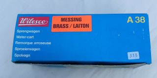 Wilesco A38 Brass Water Cart For Live Steam Traction Engine Road Roller Orig Box 6