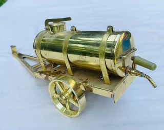 Wilesco A38 Brass Water Cart For Live Steam Traction Engine Road Roller Orig Box 7