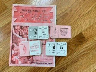Avalon Hill Ancients Republic of Rome 1990,  The Box VG Complete 3